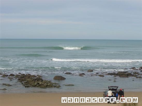 Northen Ocean Beach Surfing In Napier New Zealand