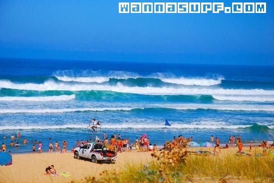St Girons Plage Surfing In Landes France Wannasurf